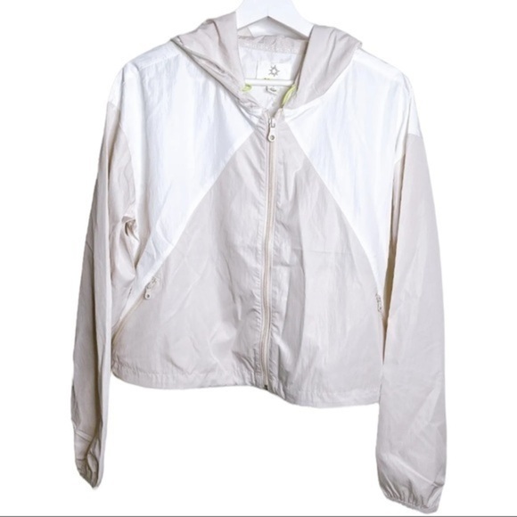 Offline by Aerie Crop Nylon Color Block Windbreaker - Picture 2 of 4